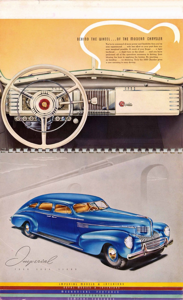 1939 Chrysler Imperial Brochure Page 12